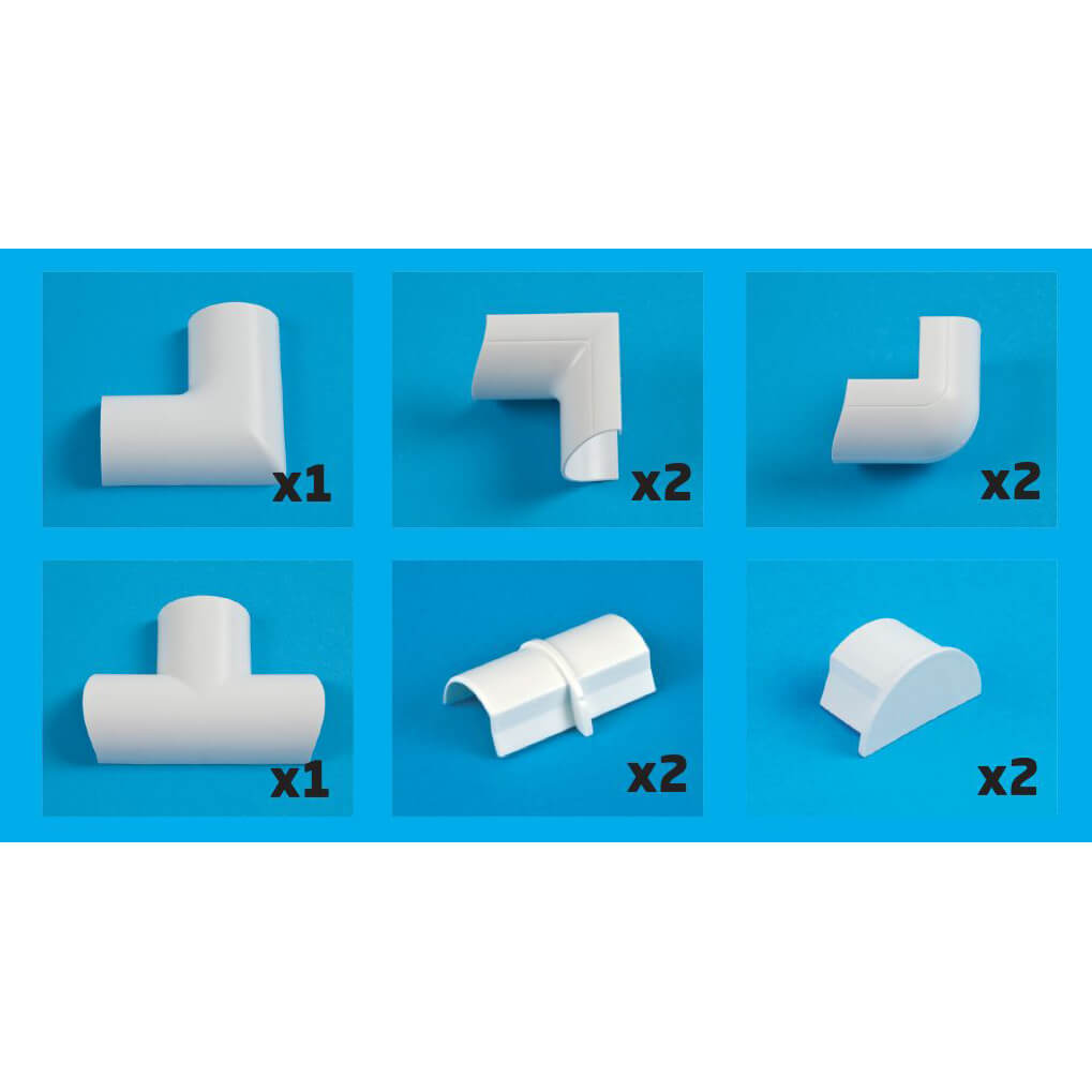 D-LINE Adapter Kit 20x10mm White