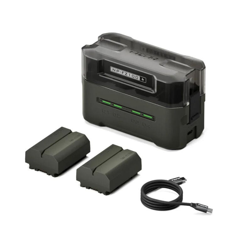 Charging Station NP-FZ100 Battery Kit Green (2 Batteries)