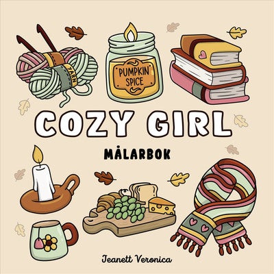 Målarbok: Cozy Girl
