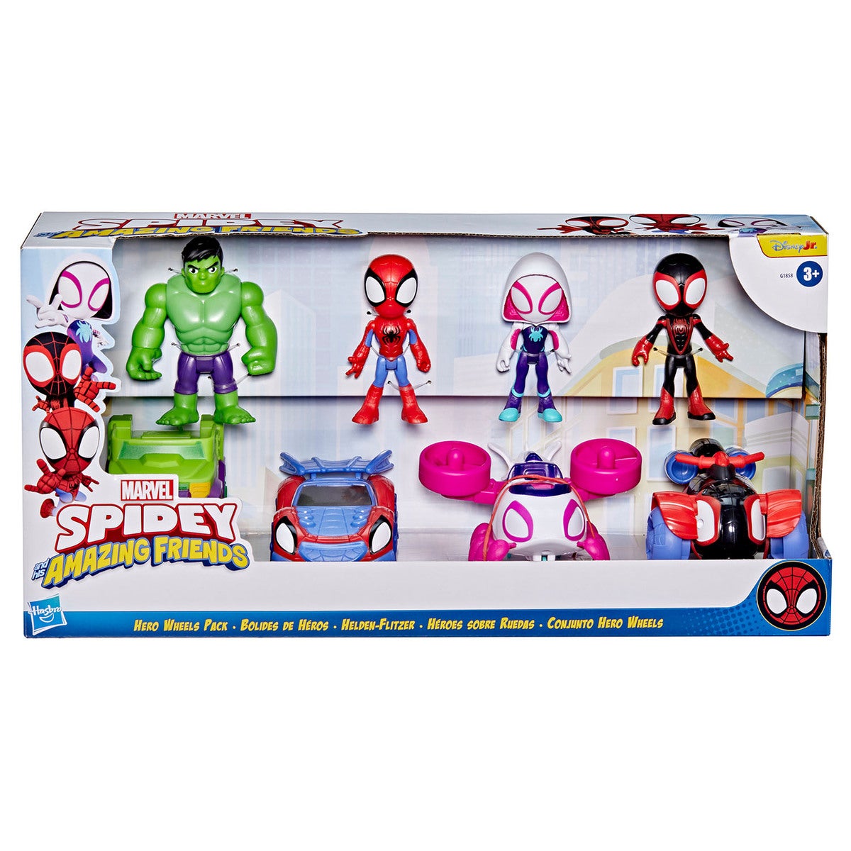 Spider-Man and His Amazing Friends Hero Wheels Pack