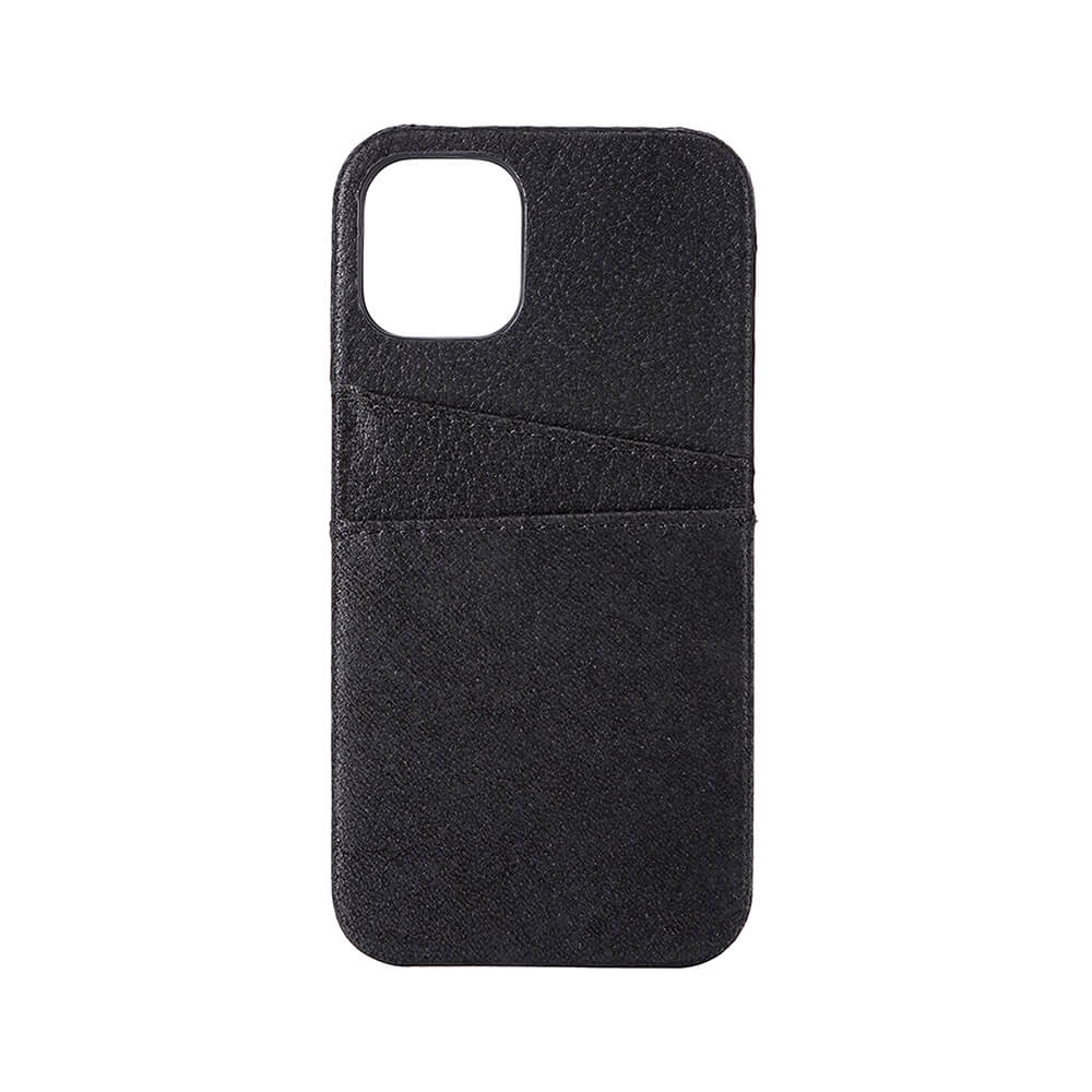 Cover Leather Black iPhone 12  5,4" Cardpockets