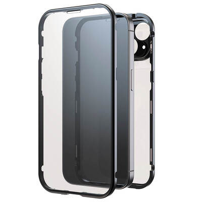Phone Case 360° Glass Transp/Black - iPhone 15 