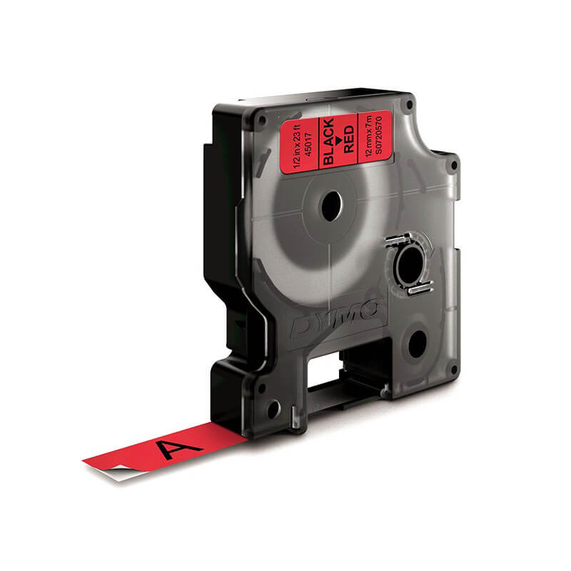 DYMO Ribbon S0720570 45017 12mm Black on Red