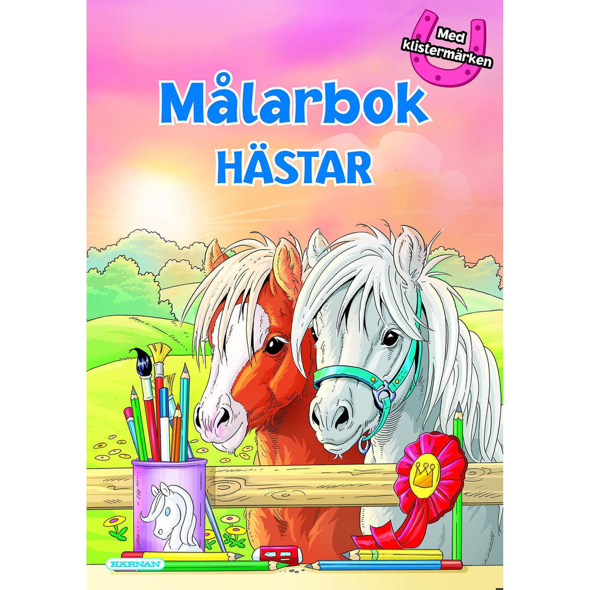 Målarbok: Hästar 