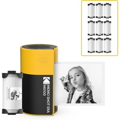 Pikafilmikamera Memo Shot MS100 Bundle Keltainen