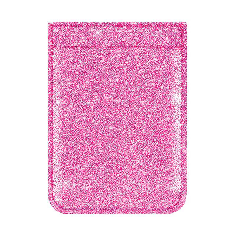IDECOZ Cardpocket for Mobile Pink Glitter