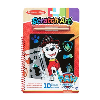 Scratch Art Pad Paw Patrol Marshall