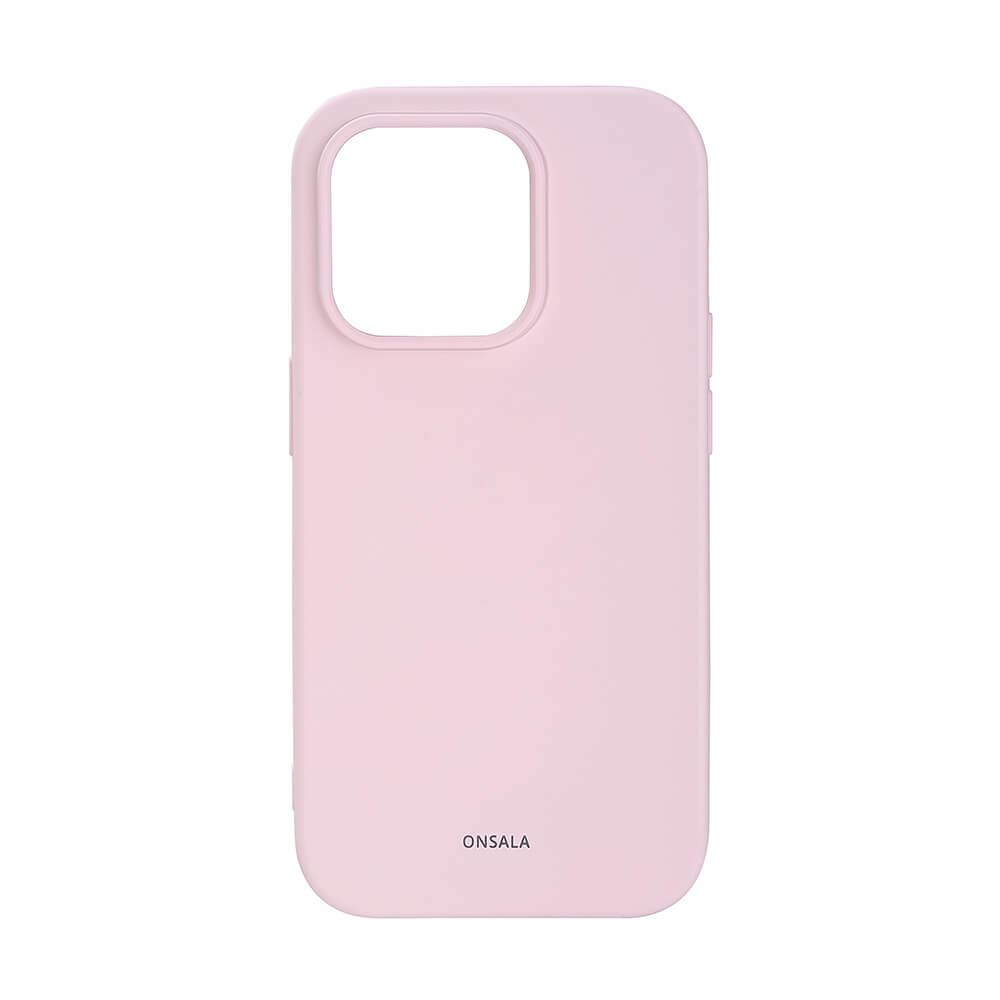 Mobilskal Silikon Chalk Pink - iPhone 14 Pro 