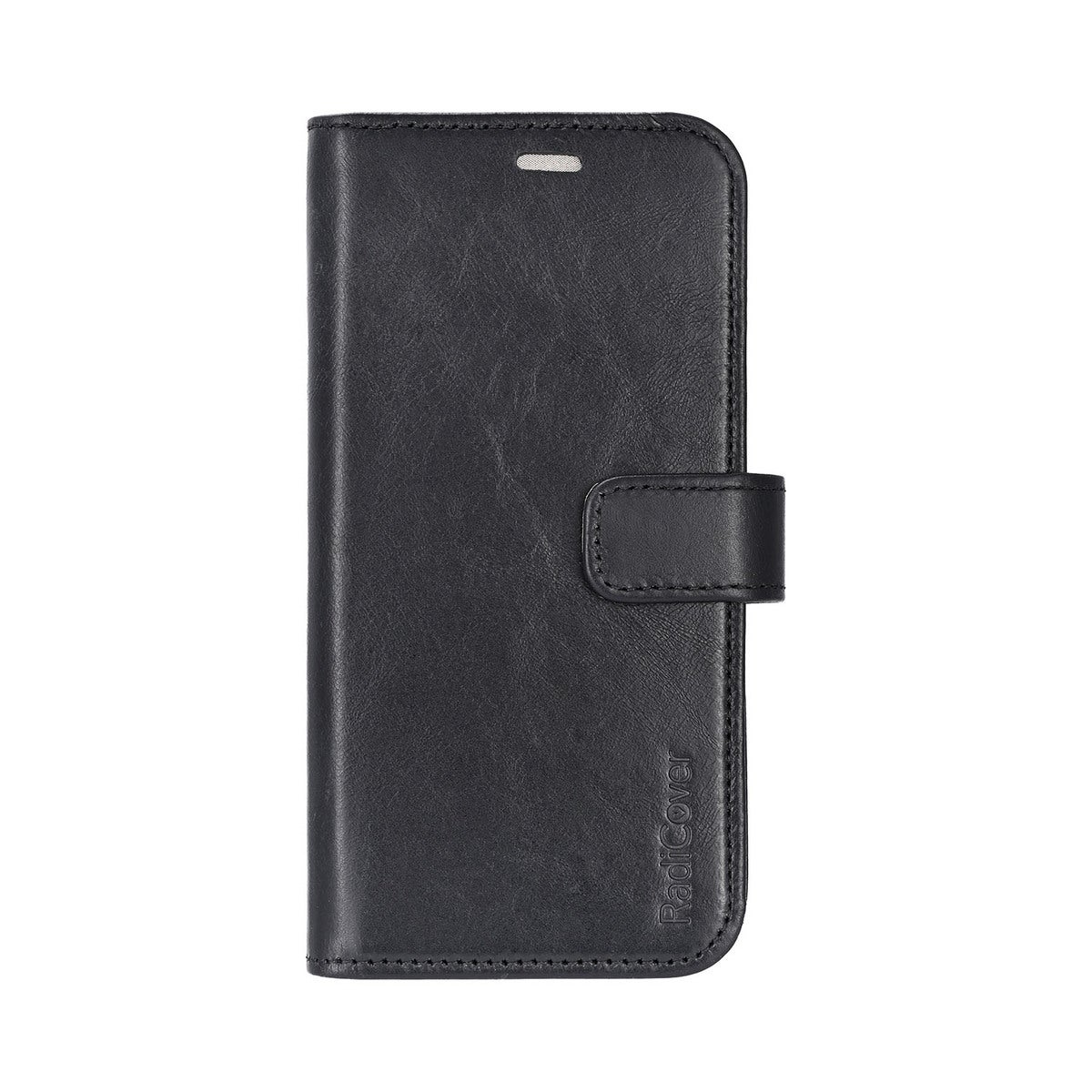 Lompakko iPhone 12 / 12 Pro Säteilysuojattu 2in1 RFID Musta