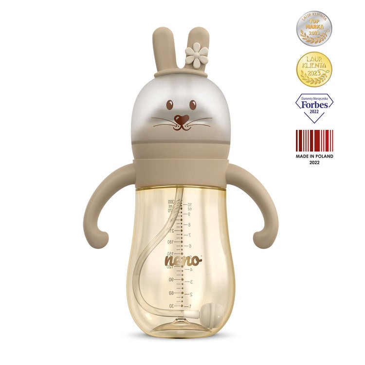 Syöttöpullo 3-In-1 Ruskea 300ml