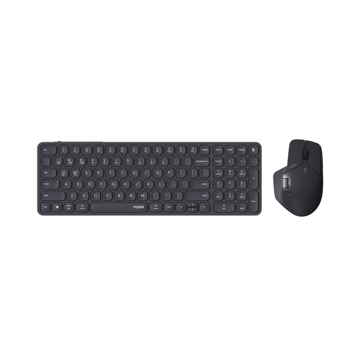 Keyboard/Mice Set Wireless Multi-Mode Dark Grey