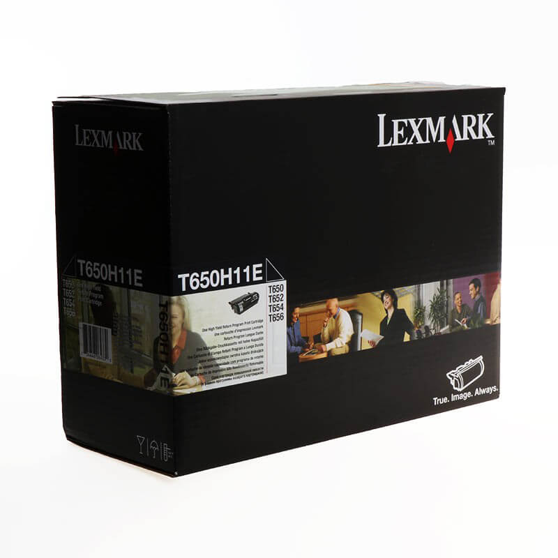 Toner T650H11E Svart Hög Kapacitet, Return