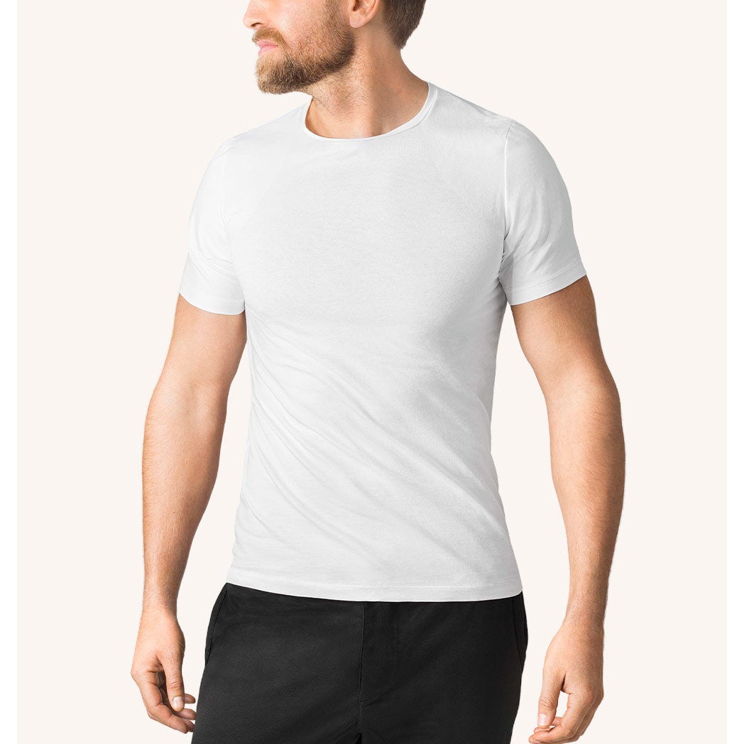 Alignment Posture T-shirt Cotton Man White L