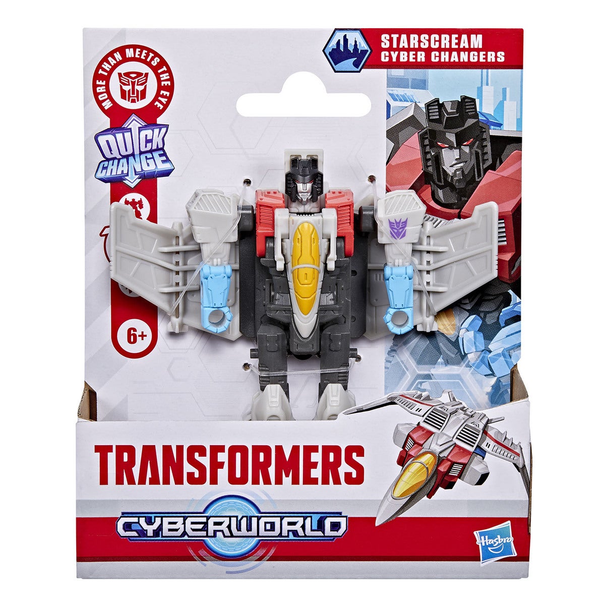 TRA Cyberworld 4in Cyber changer Starscream
