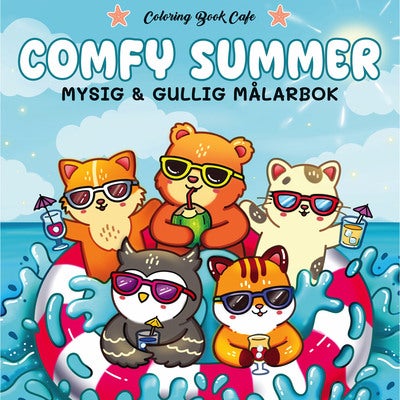 Målarbok: Comfy Summer