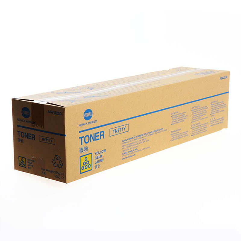 Toner A3VU250 TN711 Gul
