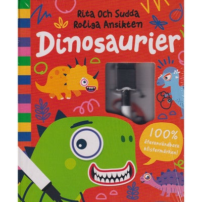 Rita och sudda roliga ansikten: Dinosaurier