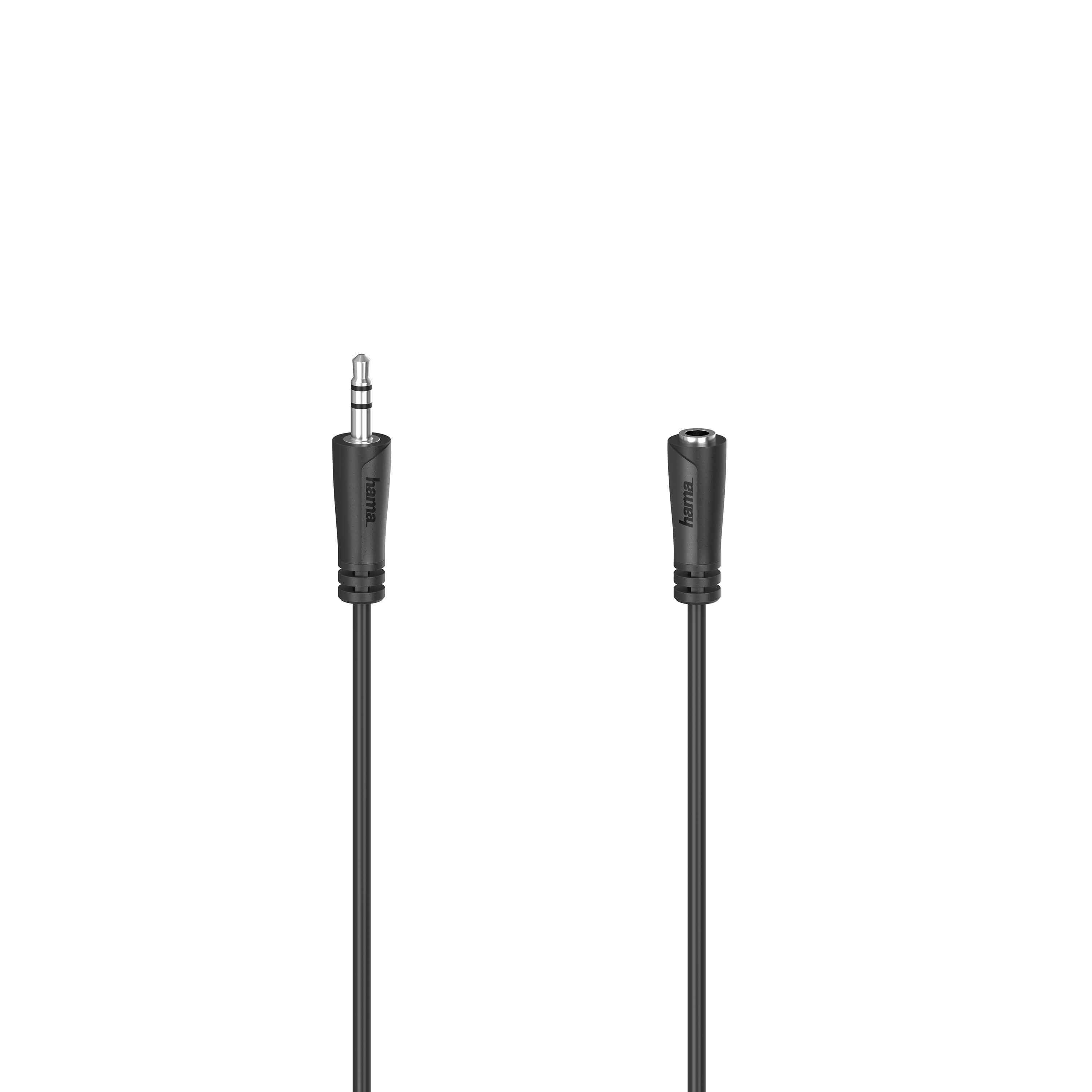 HAMA Audio Cable 3.5mm-3.5mm Extension Black 3m