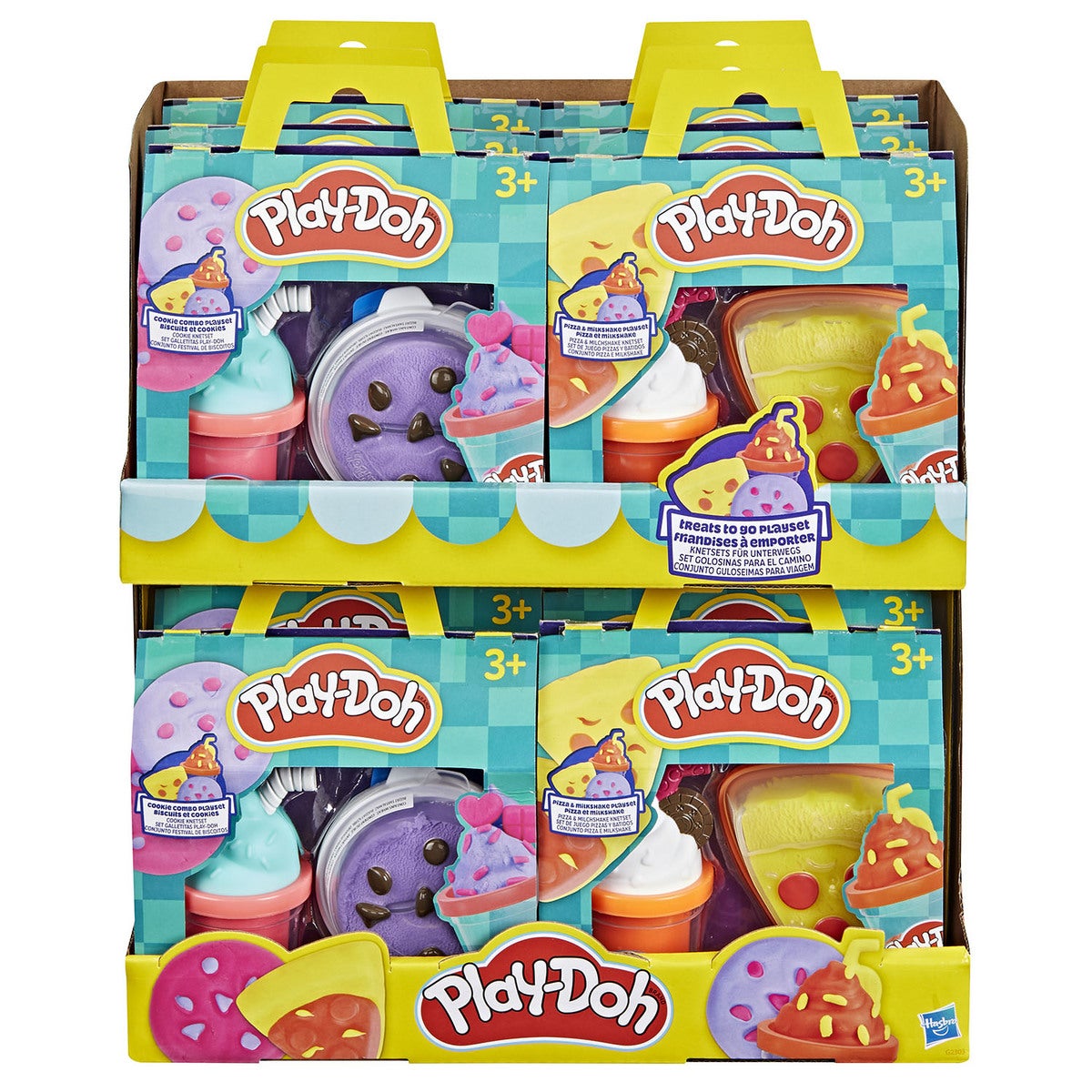 PLAY-DOH Treats to go CDU -Asst