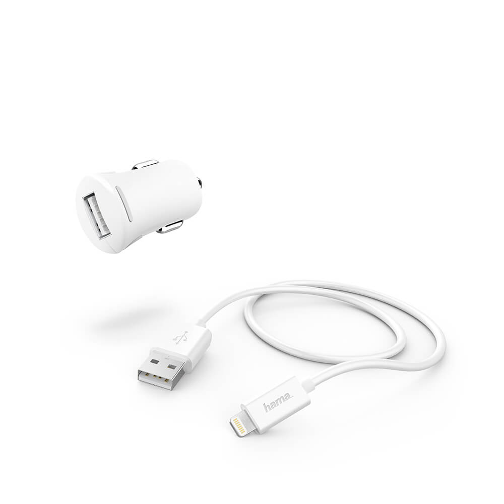 Car Charging Kit Lightning White