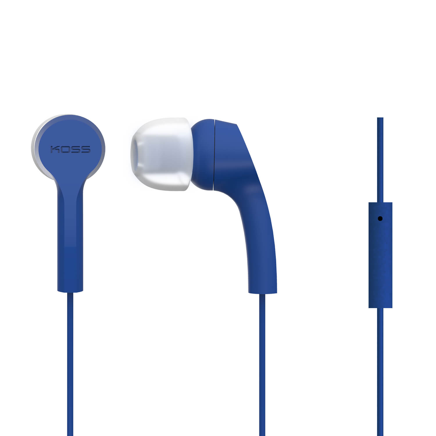Koss Earphones KEB9iB Blue In-Ear with one touch mic