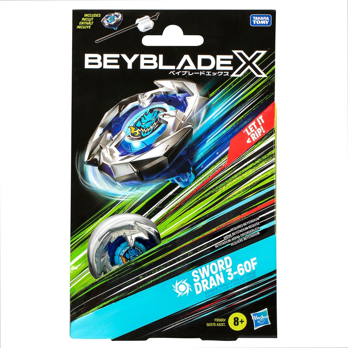 Toy BBX Launcher and Top Sword Dran