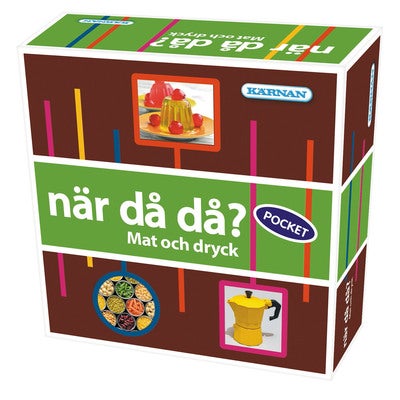 Game När Då Då?-pocket Mat och Dryck (SE)