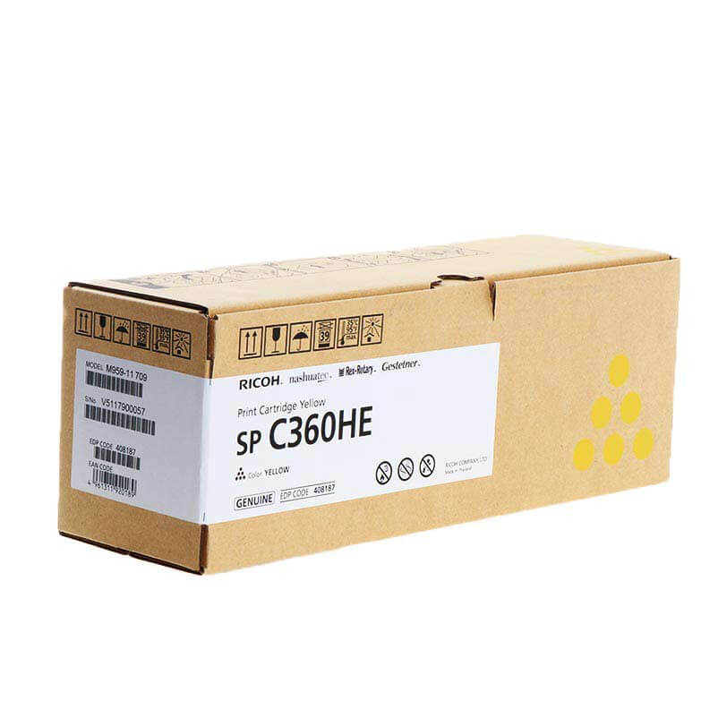 Toner 408187 SP C360HE Yellow