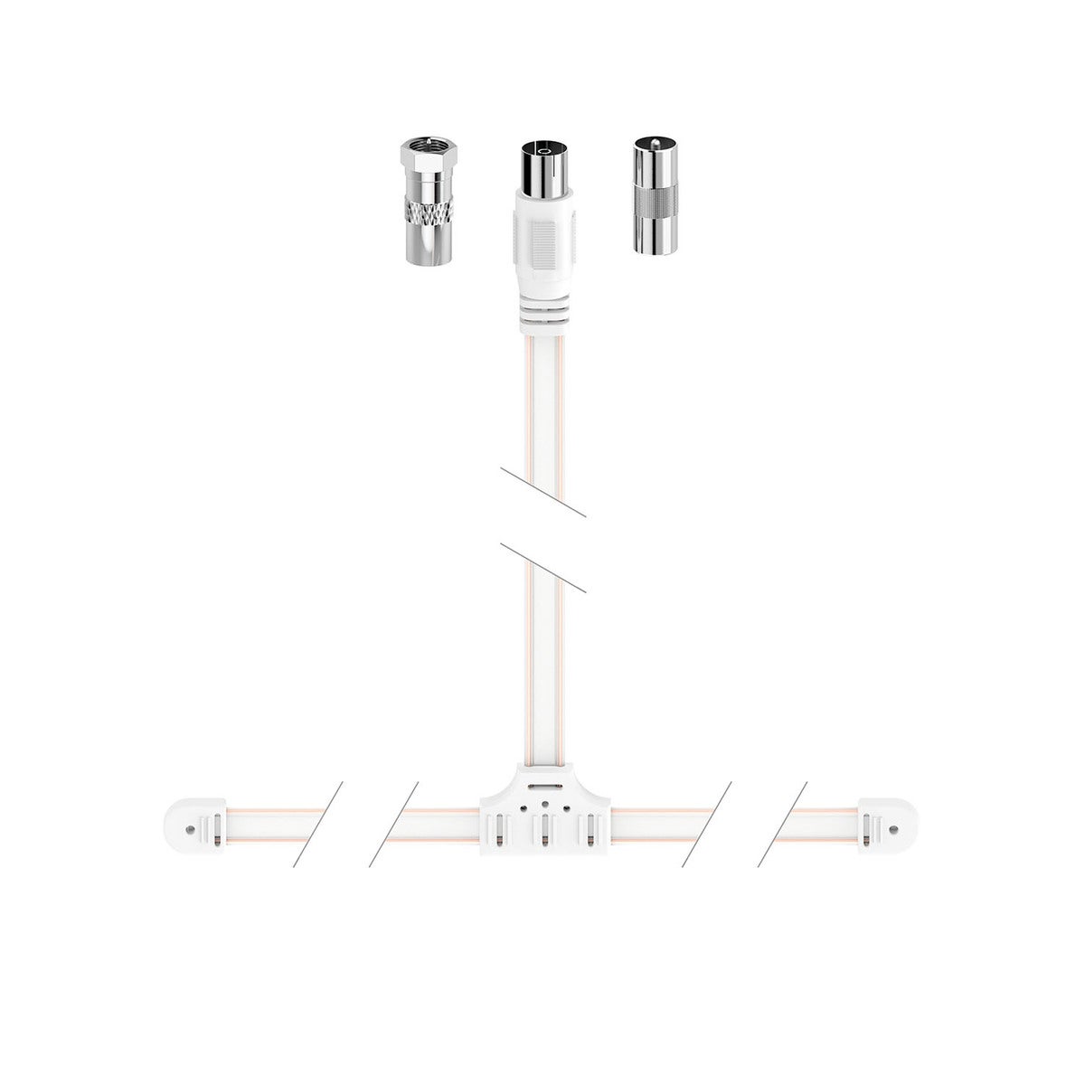 Antenne DAB+/FM Wire Antenne 1.75m