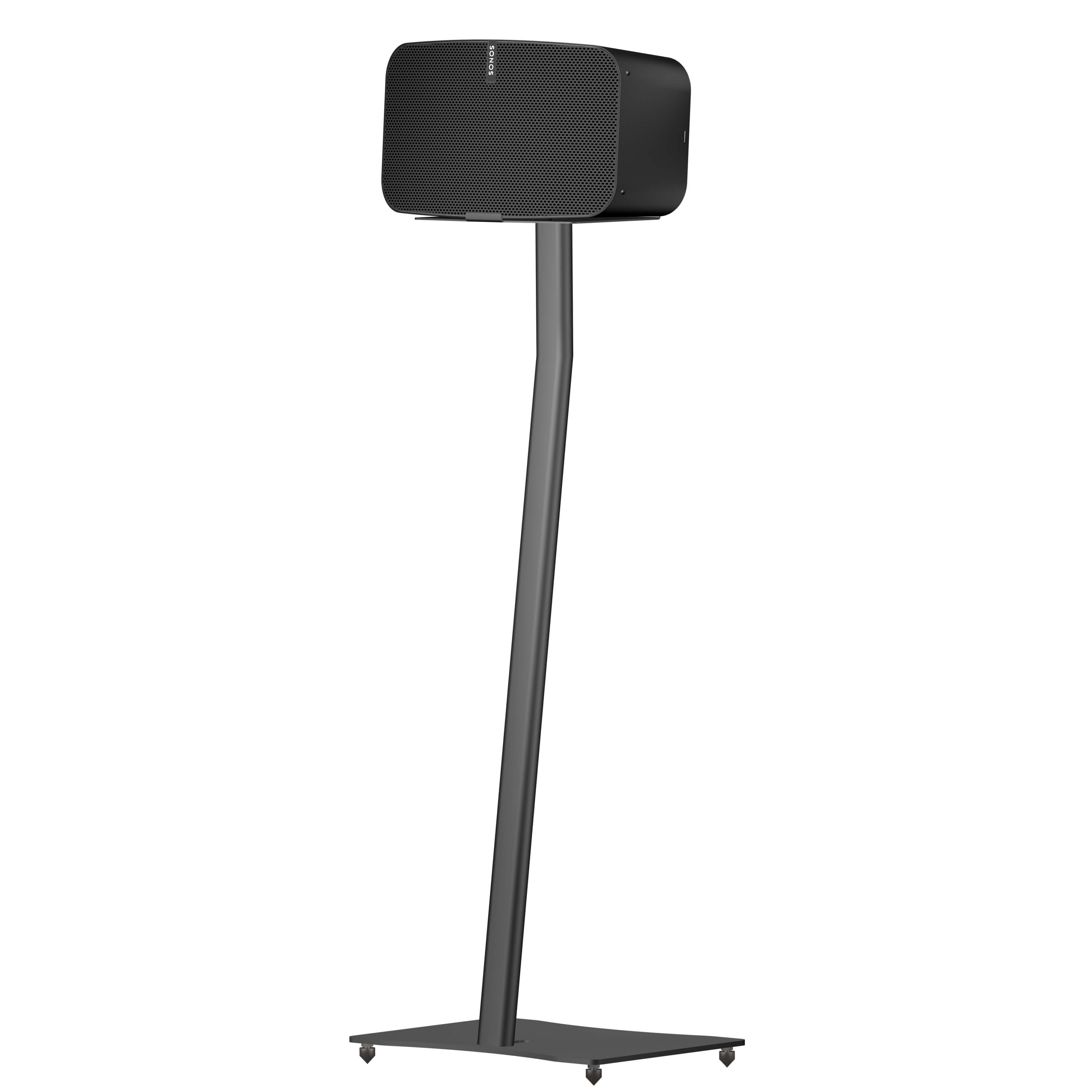 Verbergen Boven hoofd en schouder Massage HAMA Speaker Stand for Sonos NEW PLAY:5, Black