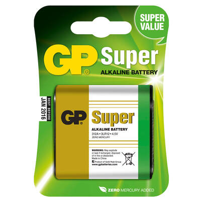 Battery Alkaline 3LR12/312A 4.5V 1-Pack