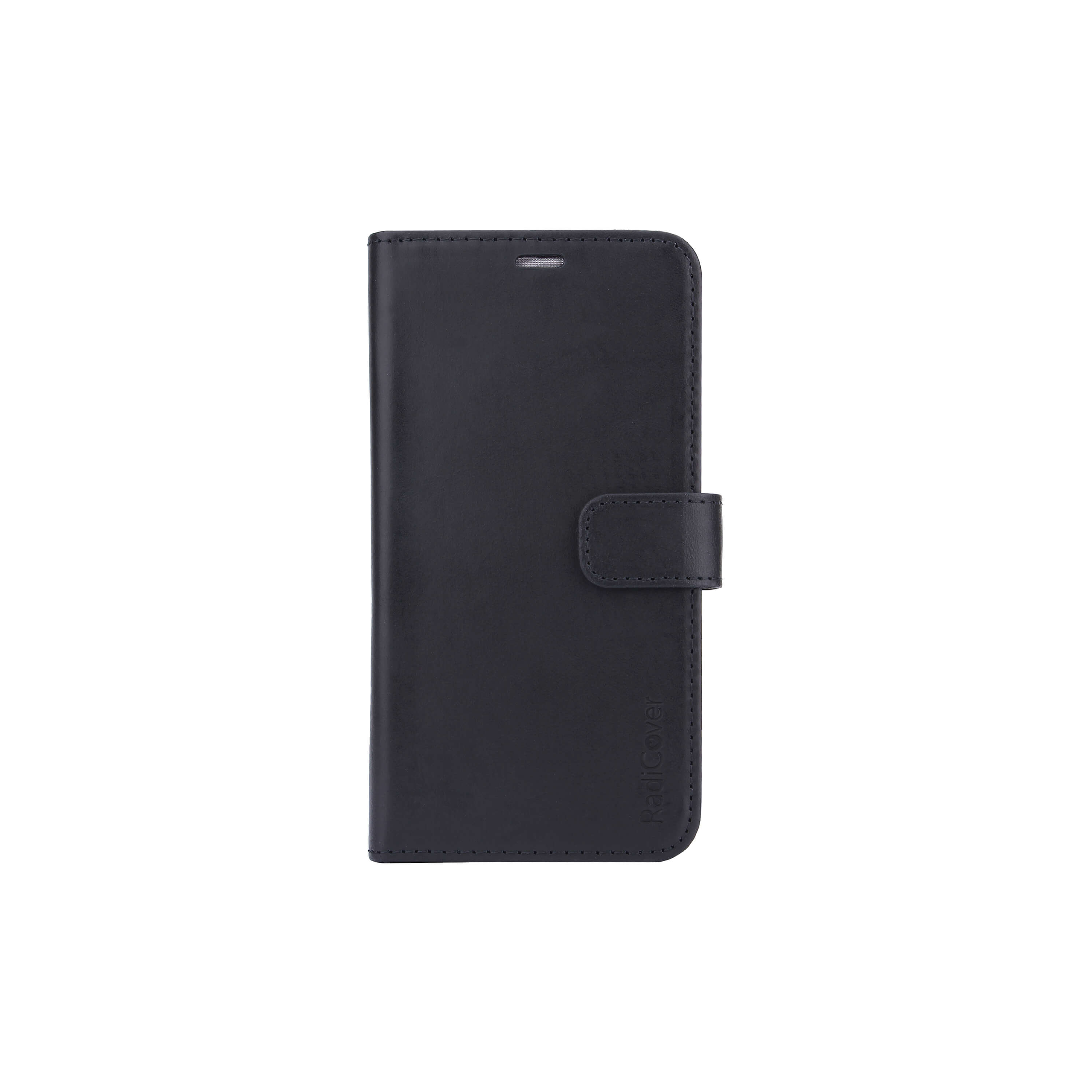 Radiationprotected Mobilewallet Leather iPhone XR 2in1 Magnetcover Black