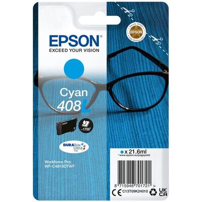 EPSON Ink C13T09K24010 408L Cyan Glasses