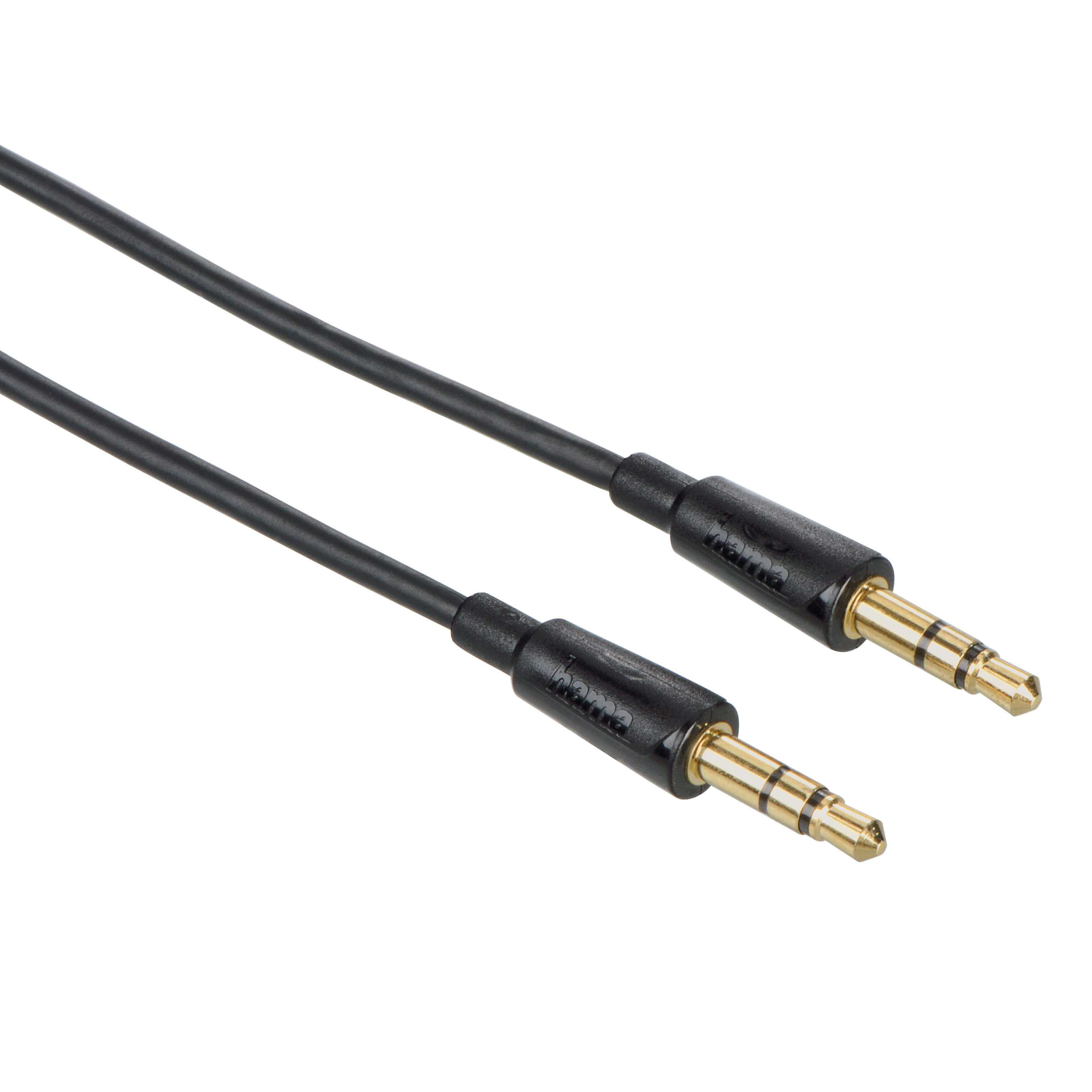 HAMA Flexi-Slim Audio Cable, 3.5 m m jack plug - plug, stereo, 1.
