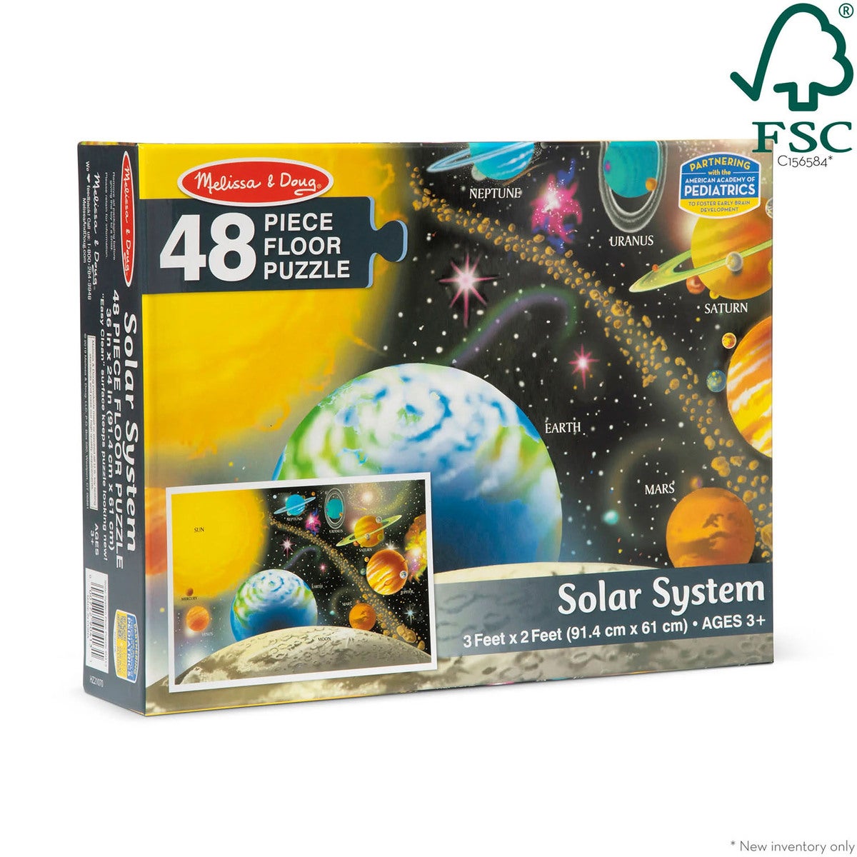 Golvpussel 48 pcs Solar System