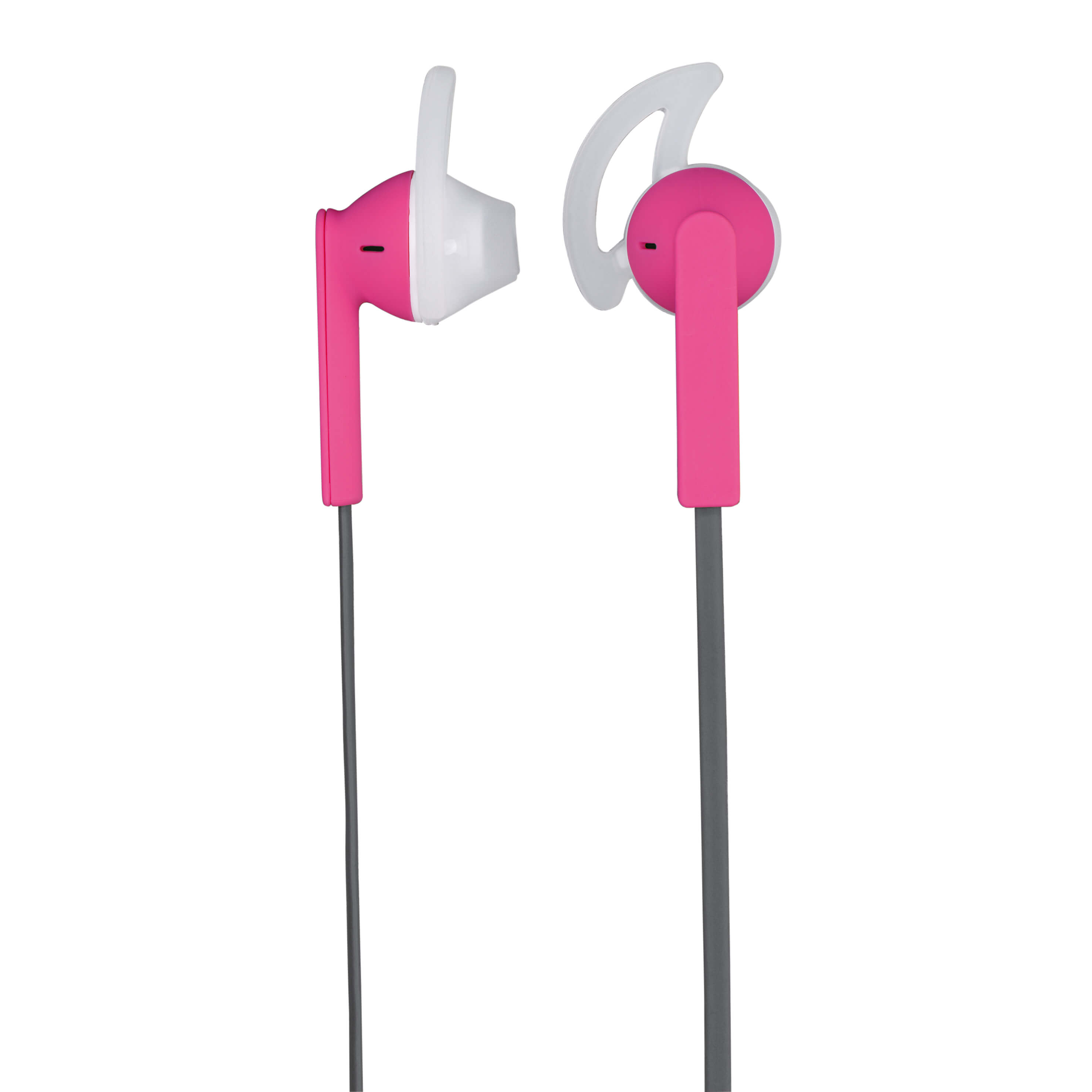 HAMA Joy Sport Stereo Earphones, grey/pink