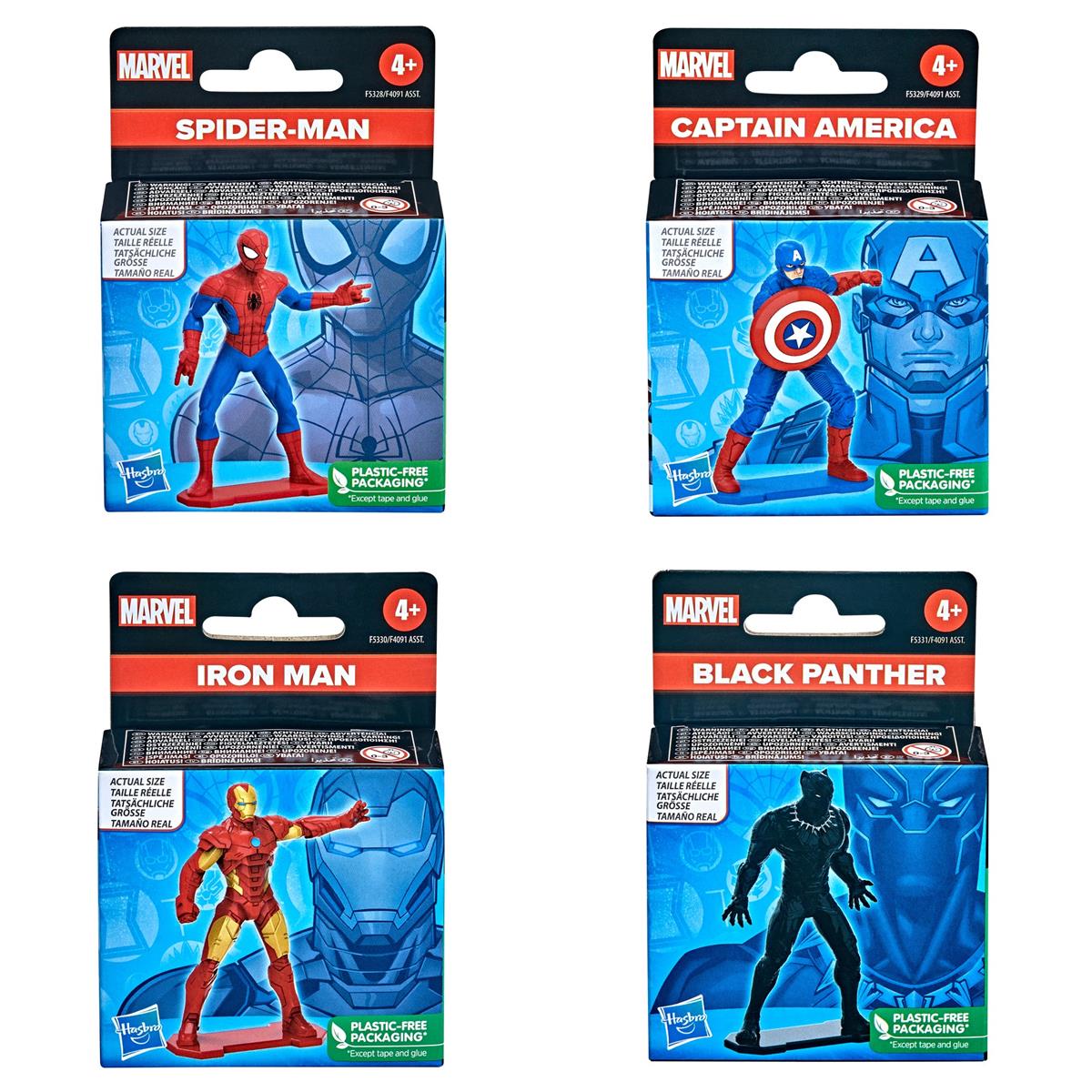 Super Hero Action Figures 2.5 Inch (Lajiteltu)