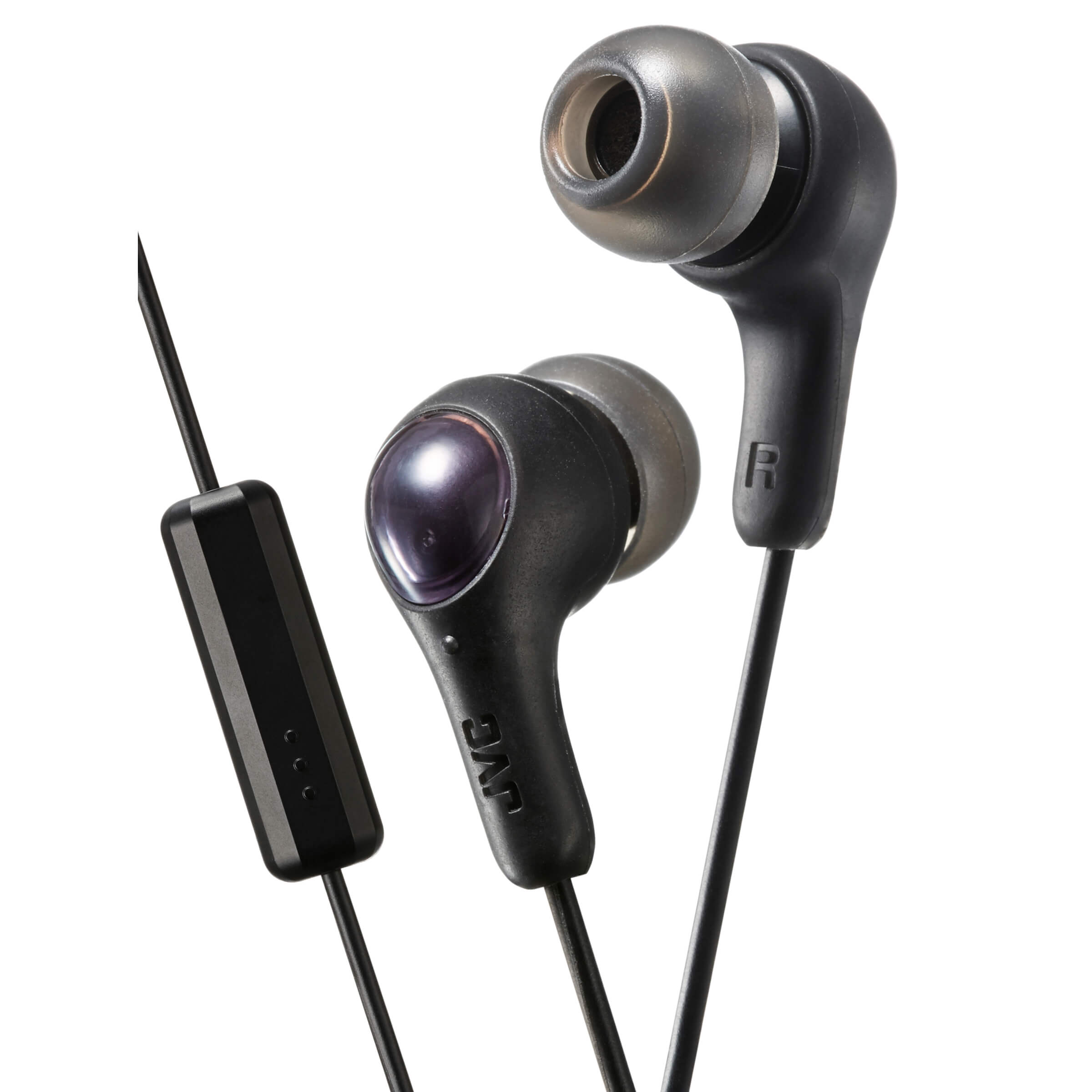 Headphones FX7M Gumy Plus In-Ear Mic Black