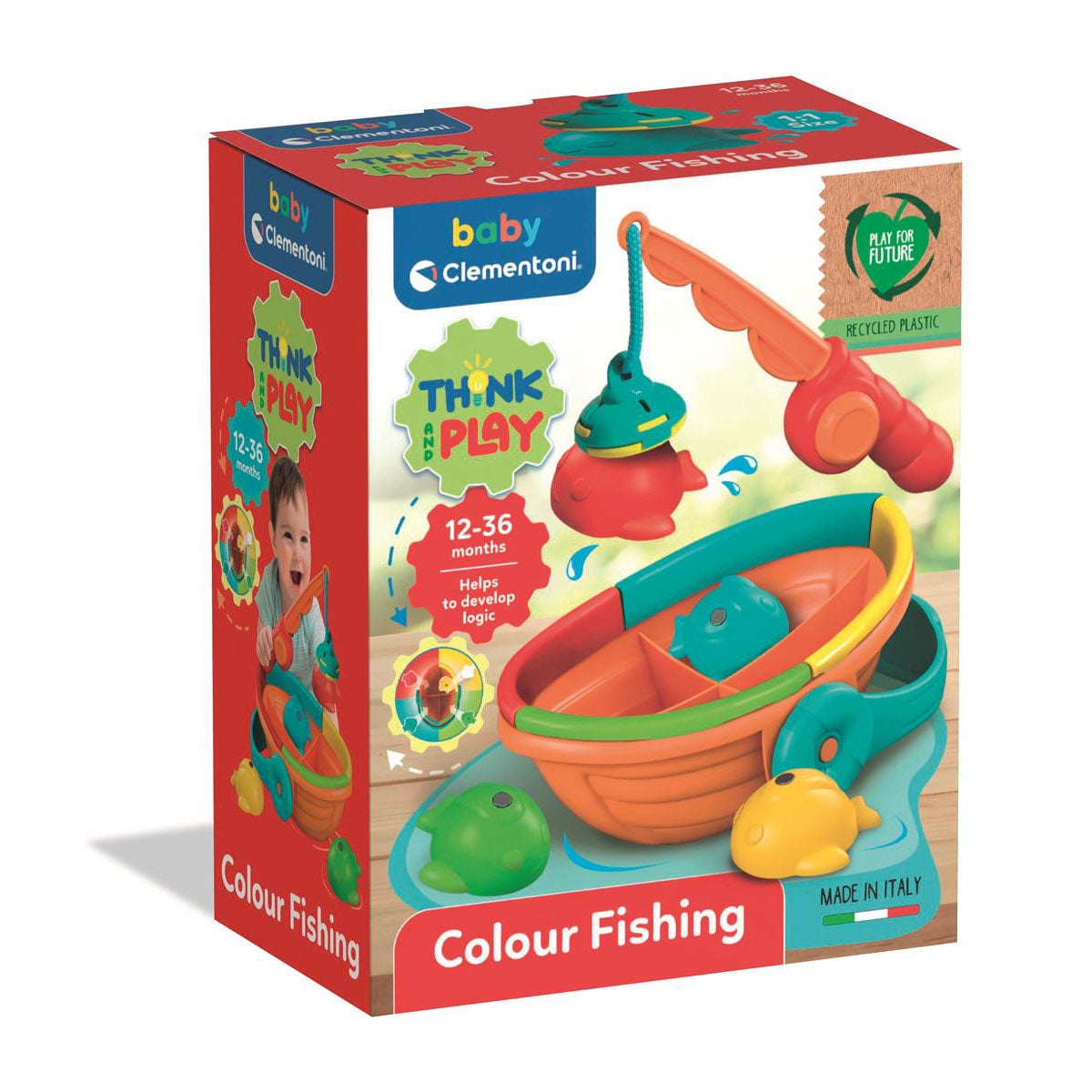 Sort & Match Fishing Set Regnbåge