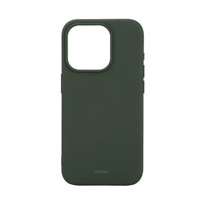 Phone Case with Silicone Feel MagSeries Olive Green - iPhone 15 Pro