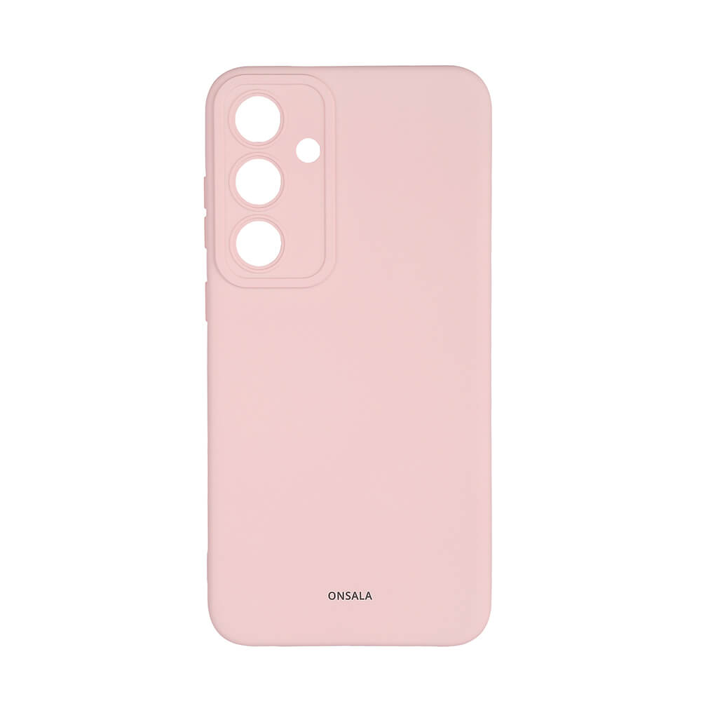 Phone Case with Silicone Feel Chalk Pink - Samsung S24+ 5G