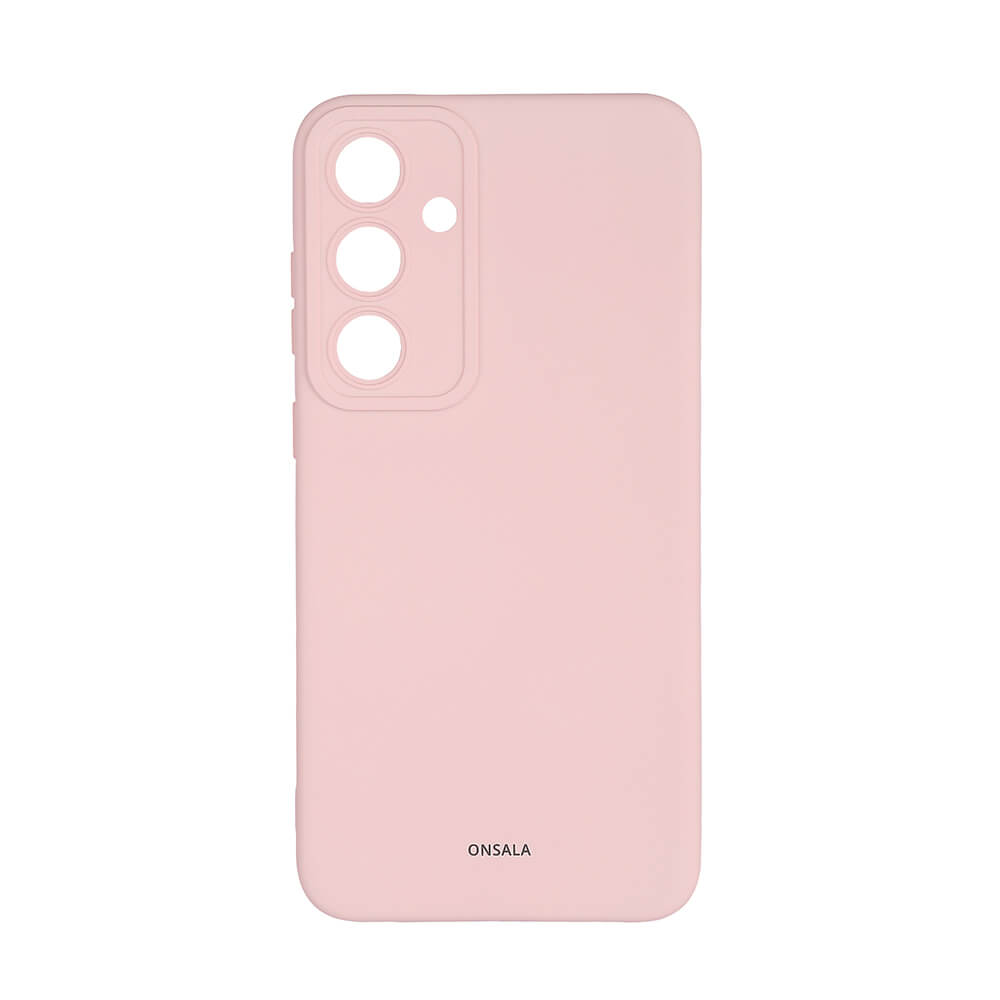 ONSALA Backcover Sil Touch Samsung S24+ 5G Chalk Pink
