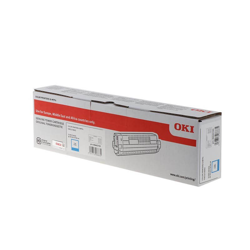 Toner 46443103 Cyan Hög Kapacitet