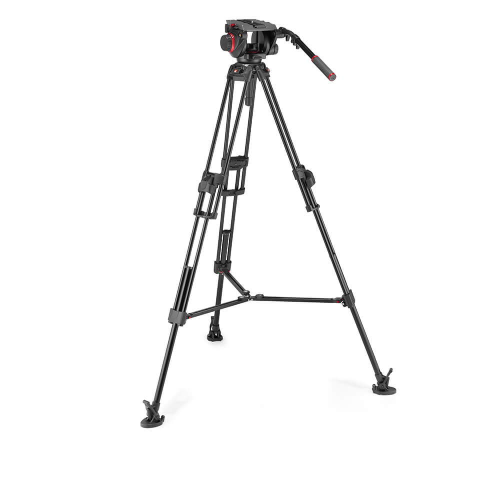 MANFROTTO Stativkit Video 509 + 645 Fast Twin MS 2 in 1 Aluminium