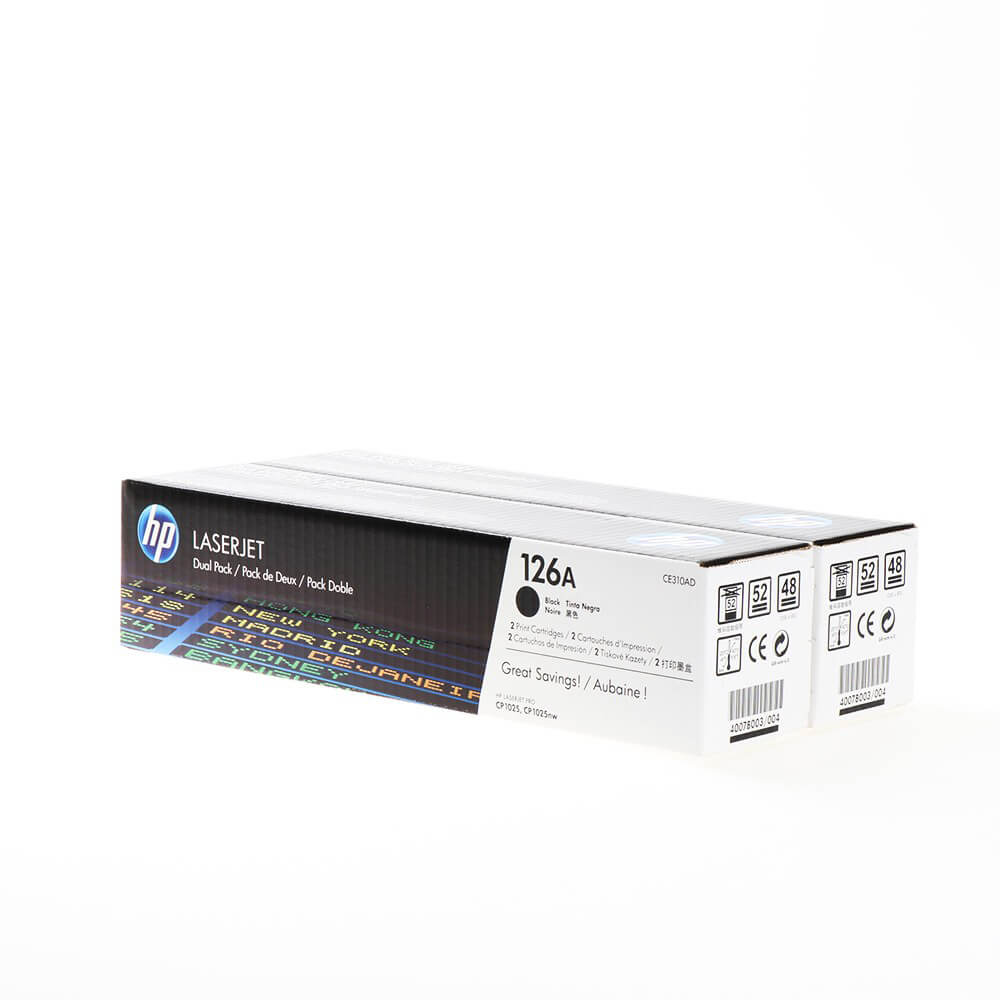 Toner CE310AD 126A Musta, 2-pakkaus