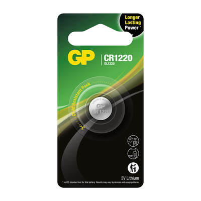 Coin Cell Lithium CR1220 1-pack