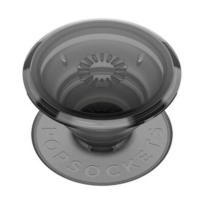 Matkapuhelimenpidike PopGrip Original Translucent Black Smoke