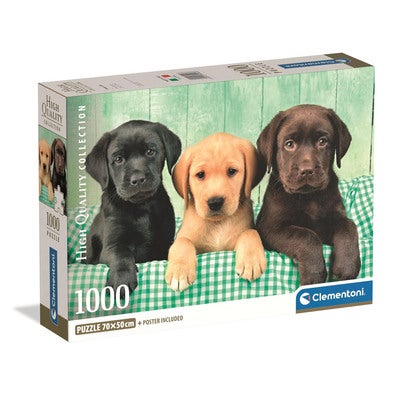 Puslespill 1000 Pcs CB High Quality Collection Three Labs