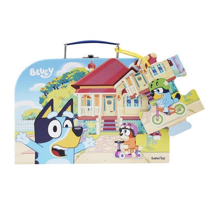 BLUEY Suitcase with puzzle