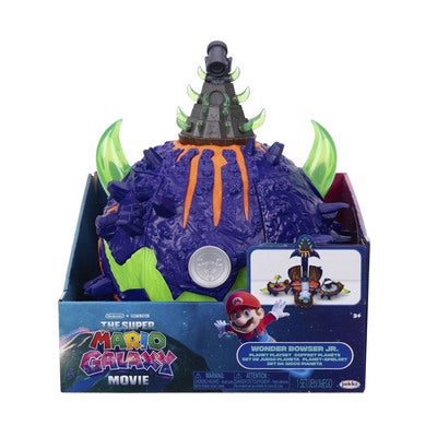 NTND Mario Galaxy Movie 1.5in Playset Dlx Wonder Bowser Jr